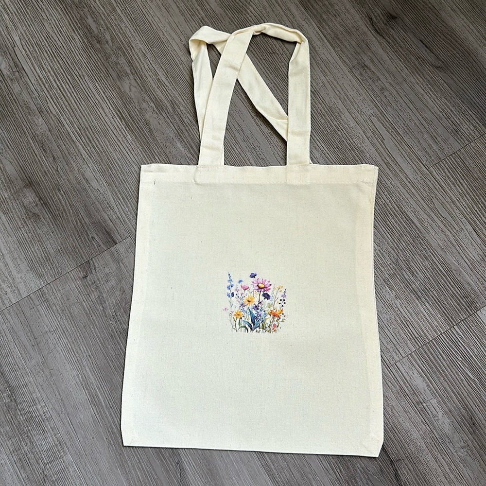 Floral book bag